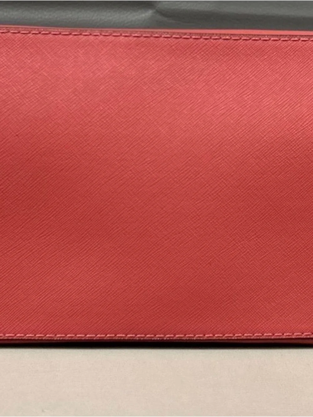 Michael Kors Light Berry Sorbet Saffiano Tote with Gold MK Charm